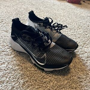 Black and White Nike Athletic Sneakers